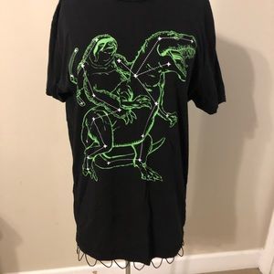 Hot Topic/Black Matter Sloth/Dino T-shirt